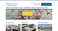 Desktop Screenshot of deltahoreca.nl